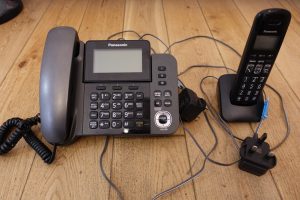 Panasonic corded and cordless phone